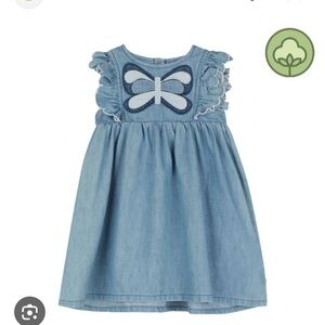 Stella McCartney denim butterfly dress